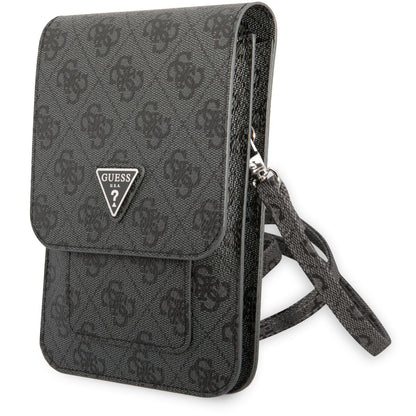 Universal Phone Bag, Guess, 4G Triangle Logo, Black