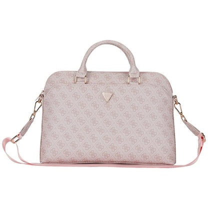 Guess 4G Triangle Logo taske til 15 tommer laptop, Pink