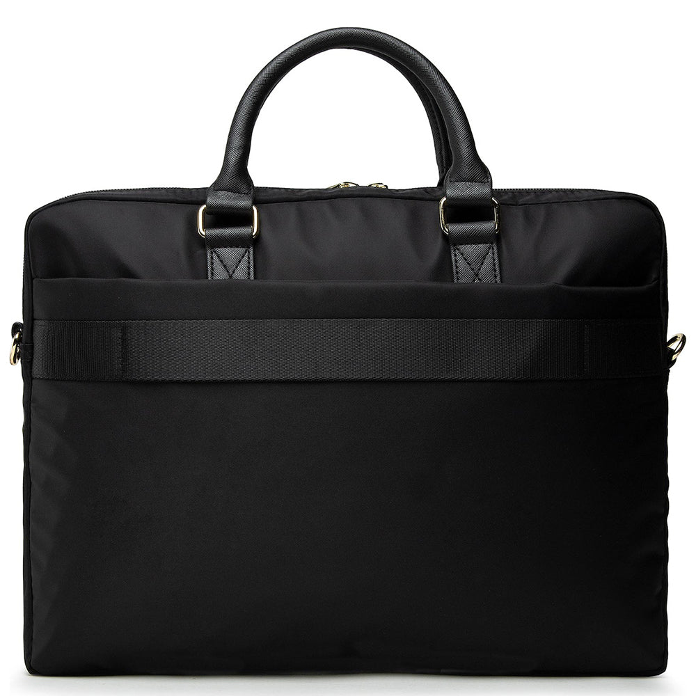 Guess Triangle Logo taske til 16-tommer bærbar, sort