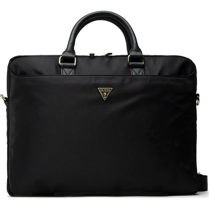 Guess Triangle Logo taske til 16-tommer bærbar, sort