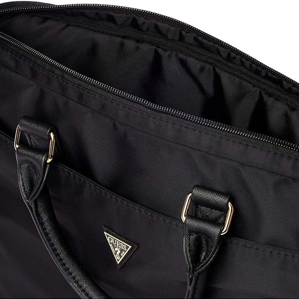 Guess Triangle Logo taske til 16-tommer bærbar, sort