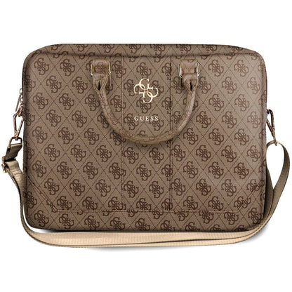Guess 4G Metal Logo taske til Laptop 15inch - 16inch, Brun