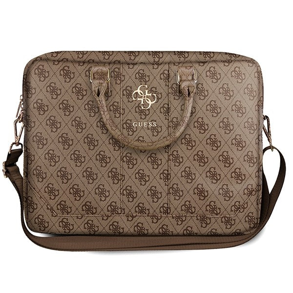 Guess 4G Metal Logo taske til Laptop 15inch - 16inch, Brun