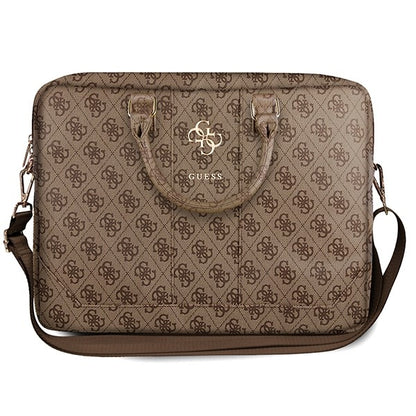 Guess 4G Metal Logo taske til Laptop 15inch - 16inch, Brun