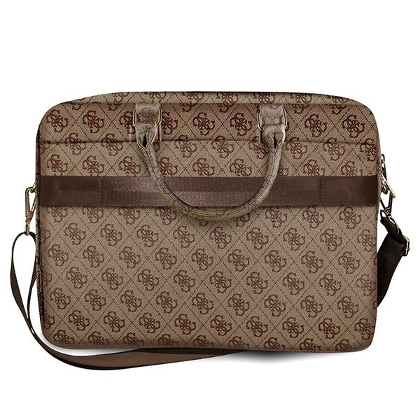 Guess 4G Metal Logo taske til Laptop 15inch - 16inch, Brun