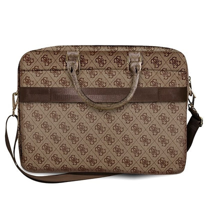 Guess 4G Metal Logo taske til Laptop 15inch - 16inch, Brun
