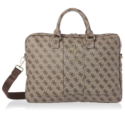 Guess 4G Metal Logo taske til Laptop 15inch - 16inch, Brun