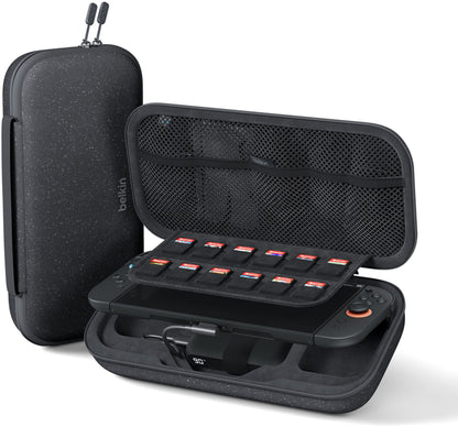 Belkin Charging Beskyttelsesetui til Nintendo Switch 2 / Switch / Switch OLED Konsol, Grå ENA001hqCH-V2