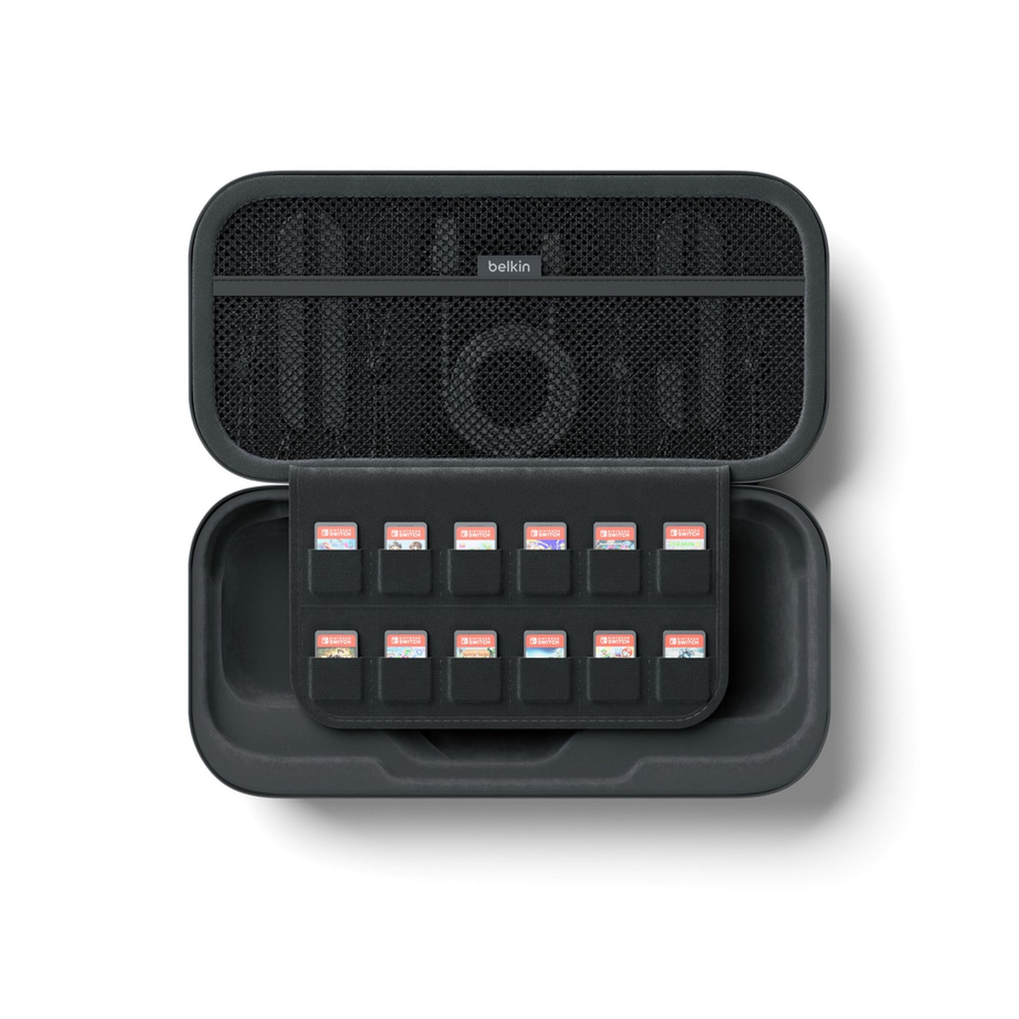 Belkin Charging Beskyttelsesetui til Nintendo Switch 2 / Switch / Switch OLED Konsol, Grå ENA001hqCH-V2