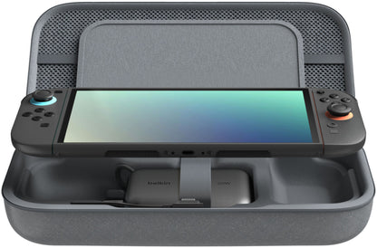 Belkin Charging Beskyttelsesetui til Nintendo Switch 2 / Switch / Switch OLED Konsol, Grå ENA001hqCH-V2