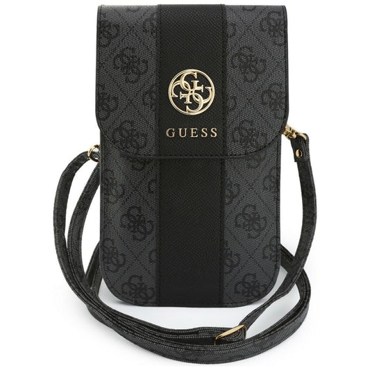 Universal Taske til Telefon, Guess, 4G Classic Logo Stripe, Sort