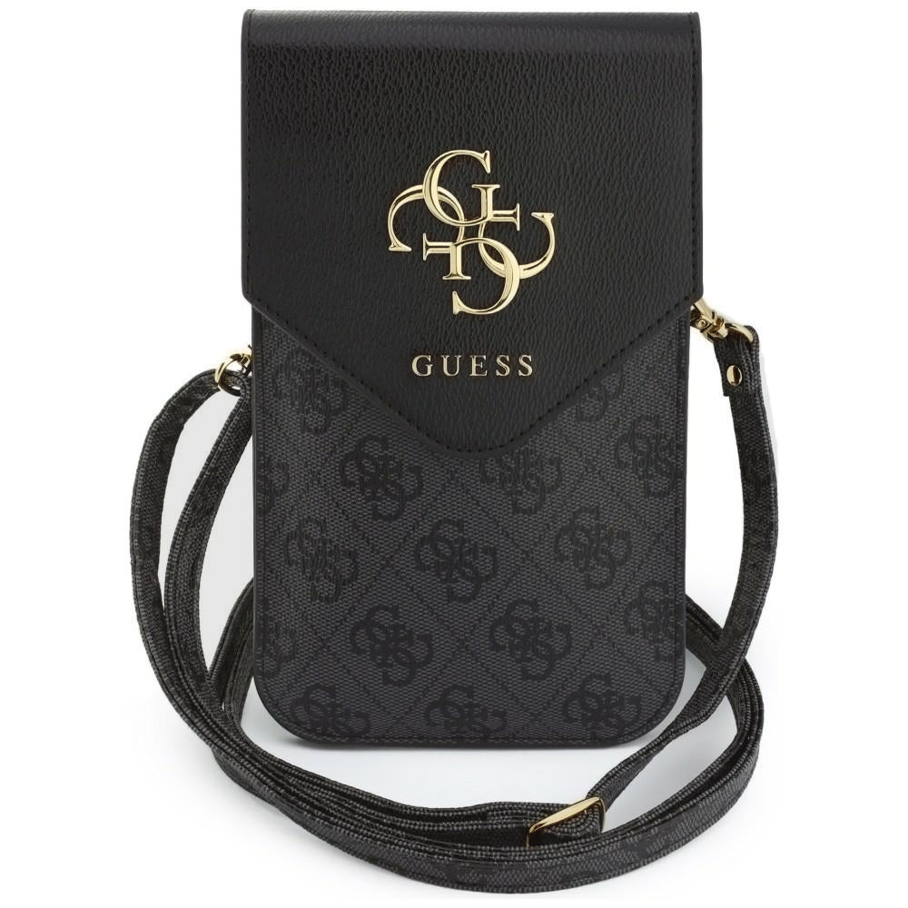 Universal Taske til Telefon, Guess, 4G Grained Classic Logo, Sort
