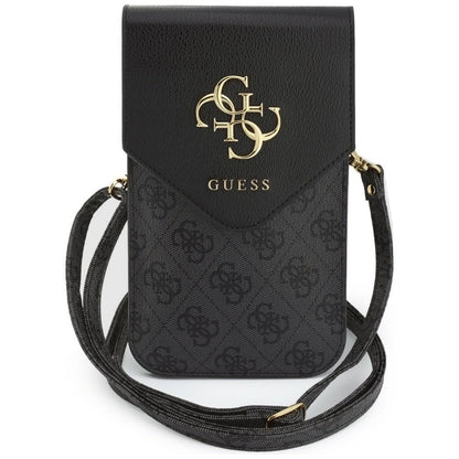 Universal Taske til Telefon, Guess, 4G Grained Classic Logo, Sort