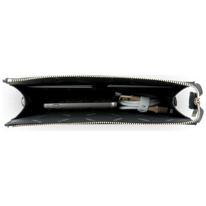 Universal Phone Bag, Guess, 4G Round Classic Logo Stripe, Black