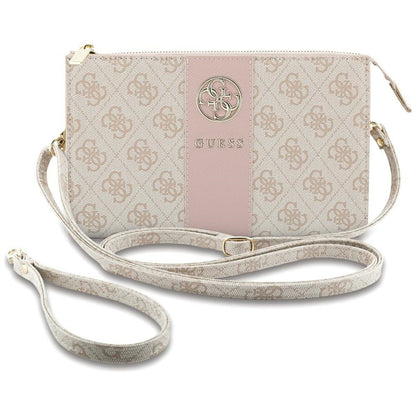 Universalt telefonetui, Guess, 4G Round Classic Logo Stripe, lyserød