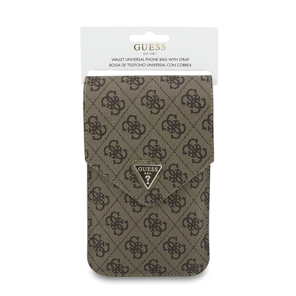 Universal Taske til Telefon, Guess, Fliptok Triangle 4G, Brun