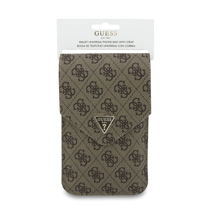 Universal Taske til Telefon, Guess, Fliptok Triangle 4G, Brun
