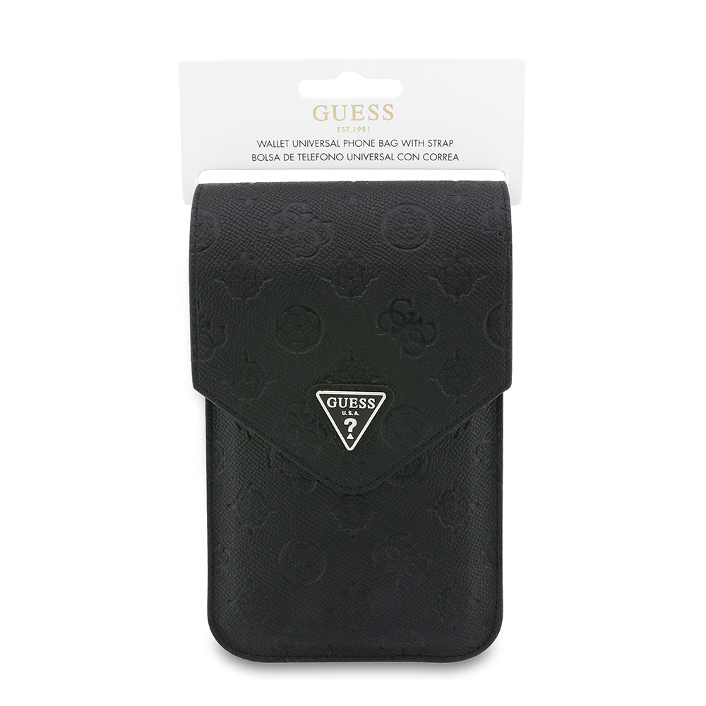 Universal Phone Bag, Guess, Grained Peony, Black
