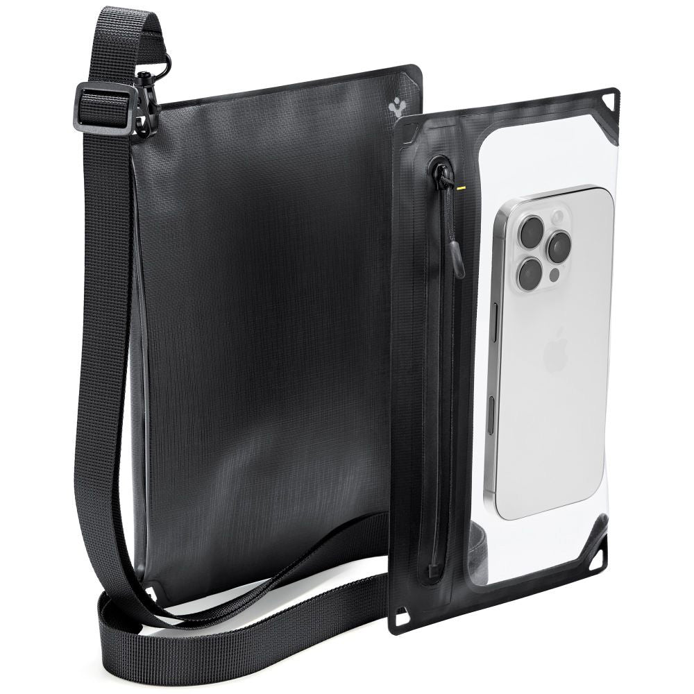 Universal Vandtæt Taske og Cover Spigen Crossbag, Sort AMP09746