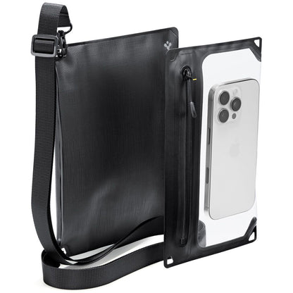 Universal Vandtæt Taske og Cover Spigen Crossbag, Sort AMP09746