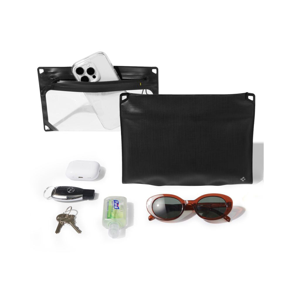 Universal Vandtæt Taske og Cover Spigen Crossbag, Sort AMP09746
