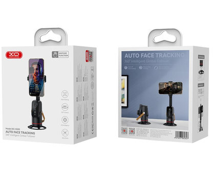 XO Design SS20 Face Tracking 360 holder, universal, sort
