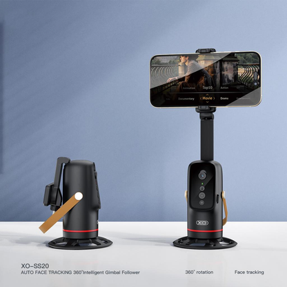 XO Design SS20 Face Tracking 360 holder, universal, sort