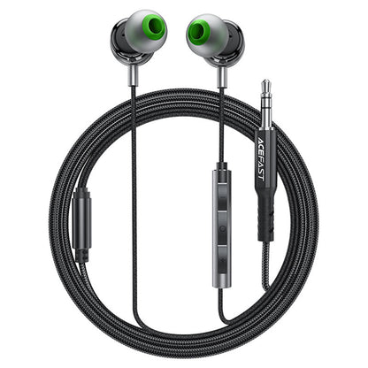 Handsfree 3,5 mm Acefast L4, Sort