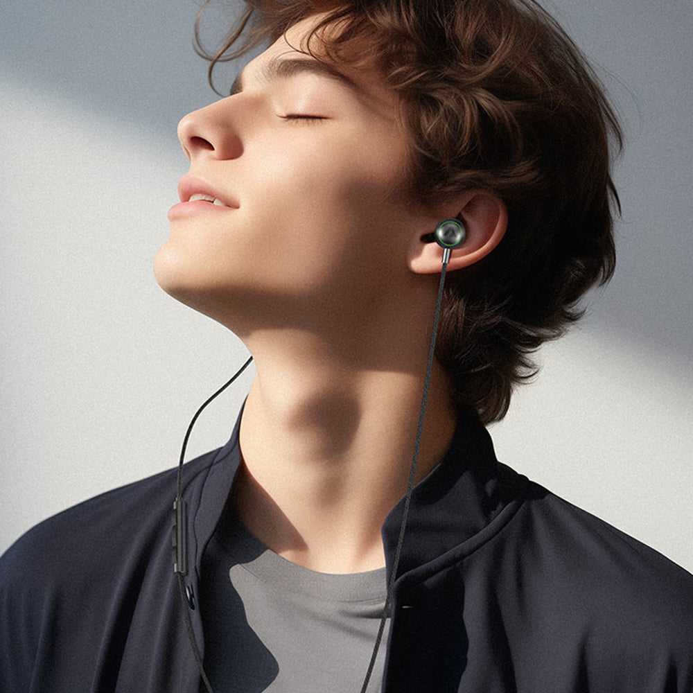 Handsfree 3,5 mm Acefast L4, Sort