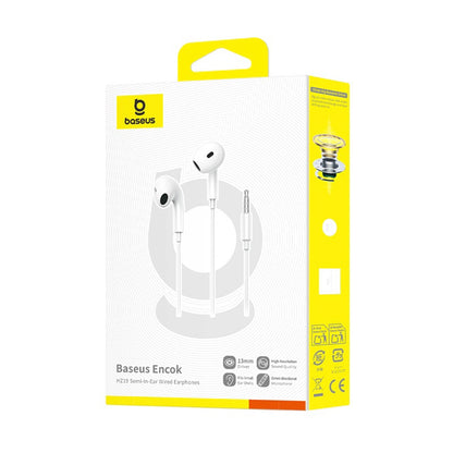 Handsfree 3.5mm Baseus Encok HZ19, Hvid A00182301213-00