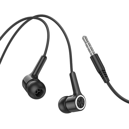 Handsfree 3.5mm HOCO M104, Sort