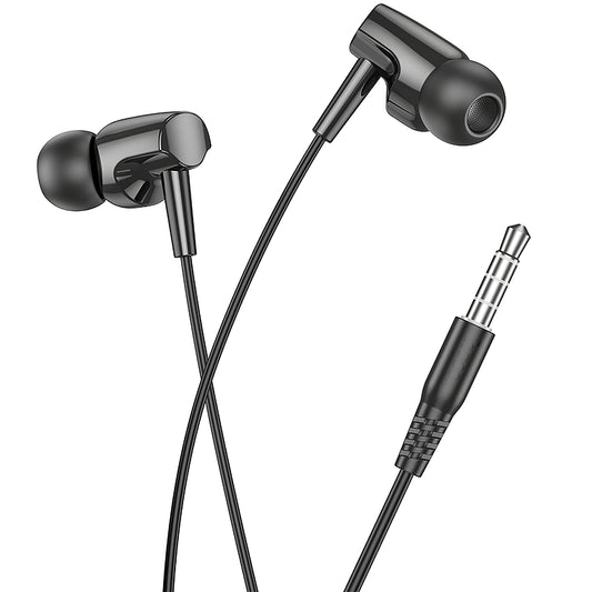 Handsfree 3.5mm HOCO M112, Sort