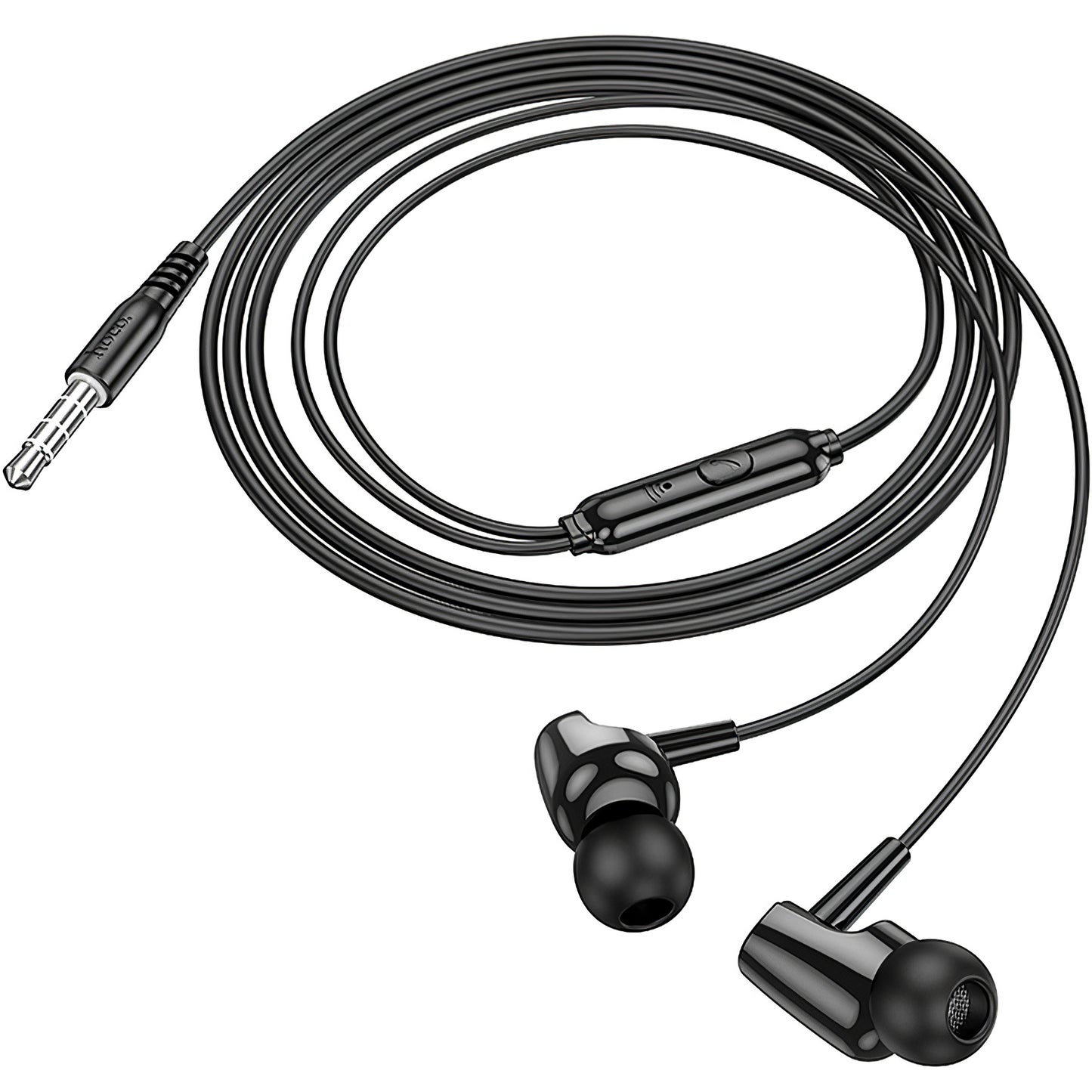 Handsfree 3.5mm HOCO M112, Sort