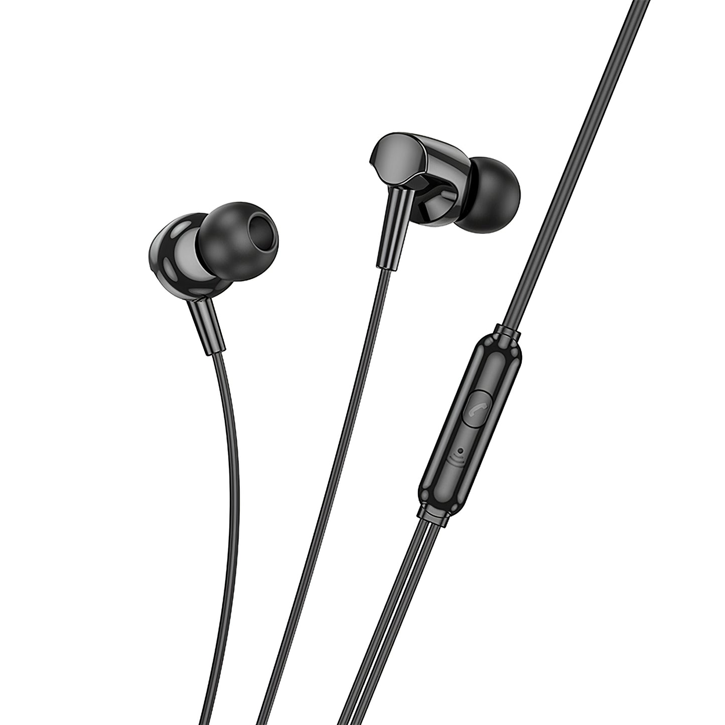 Handsfree 3.5mm HOCO M112, Sort
