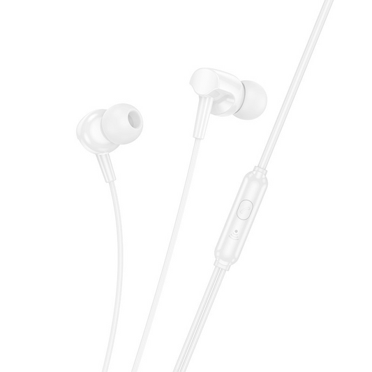 Handsfree 3.5mm HOCO M112, Hvid