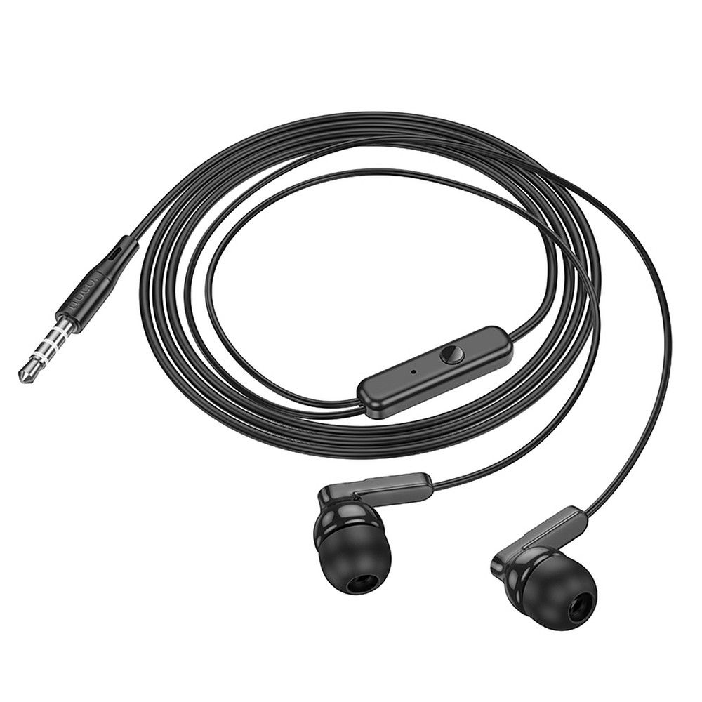 Handsfree 3.5mm HOCO M121, Sort