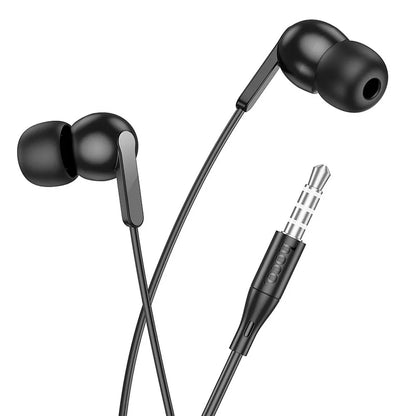 Handsfree 3.5mm HOCO M124, Sort