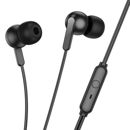 Handsfree 3.5mm HOCO M124, Sort