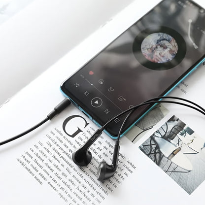 Handsfree 3.5mm HOCO M73, Sort