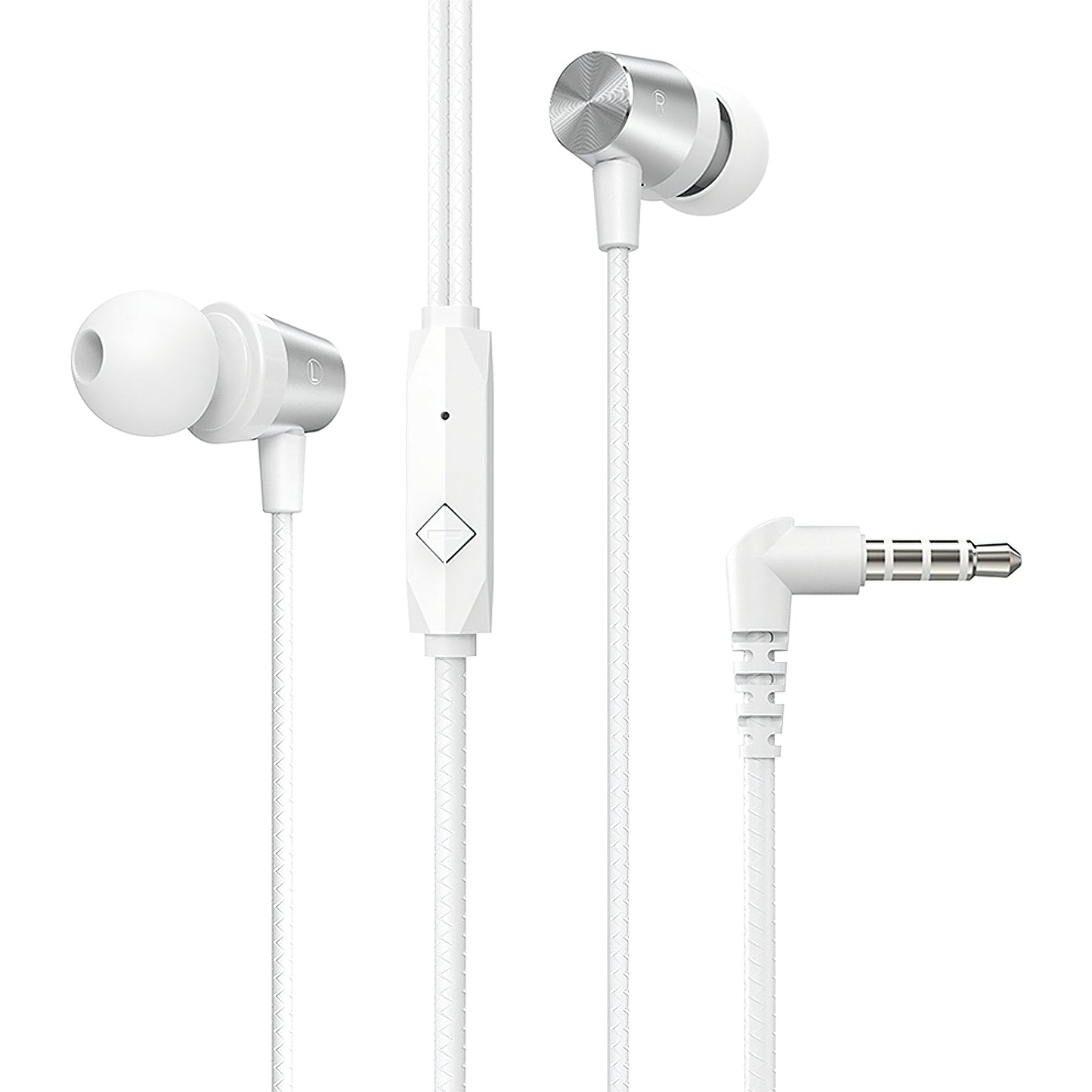 Handsfree 3.5mm HOCO M79, Hvid