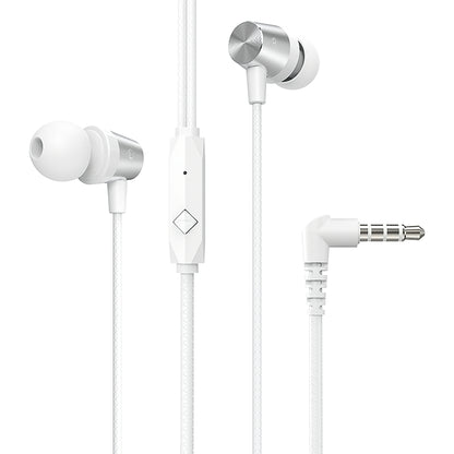 Handsfree 3.5mm HOCO M79, Hvid