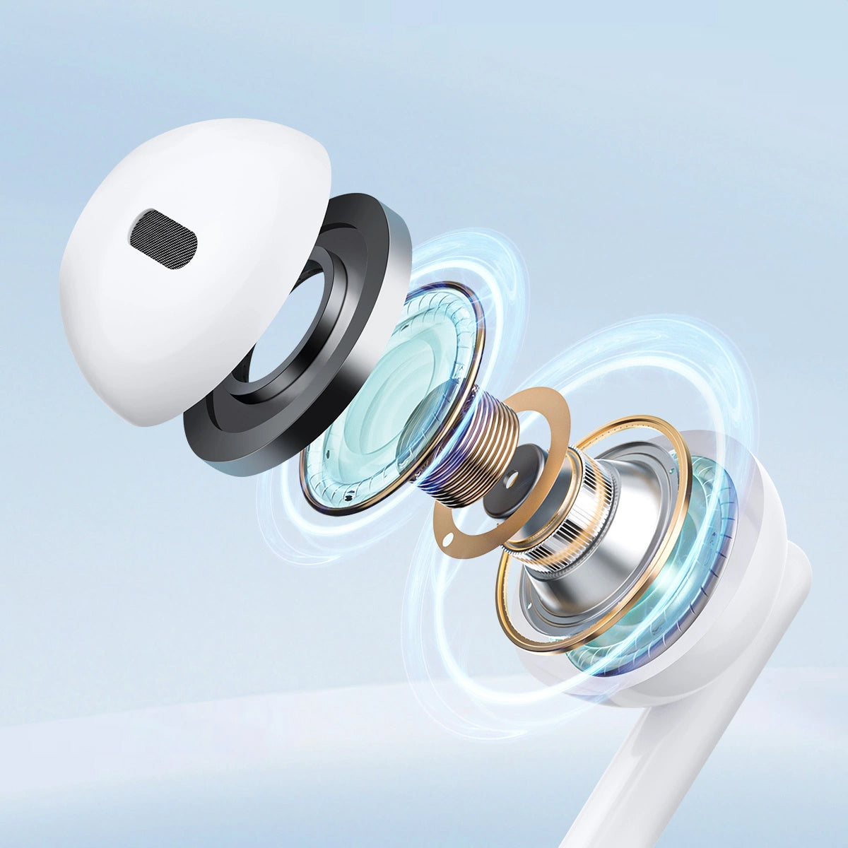 Handsfree 3.5mm Joyroom JR-EW01, Hvid