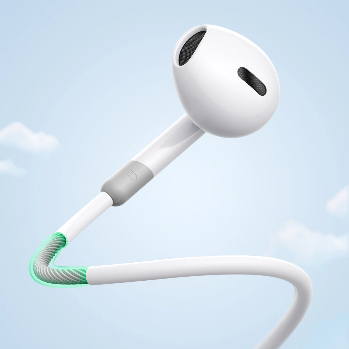 Handsfree 3.5mm Joyroom JR-EW01, Hvid