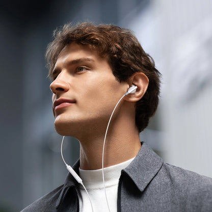 Handsfree 3.5mm Joyroom JR-EW01, Hvid
