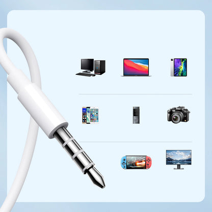 Handsfree 3.5mm Joyroom JR-EW01, Hvid