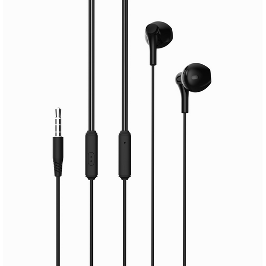 Handsfree 3.5mm XO Design EP39, Sort