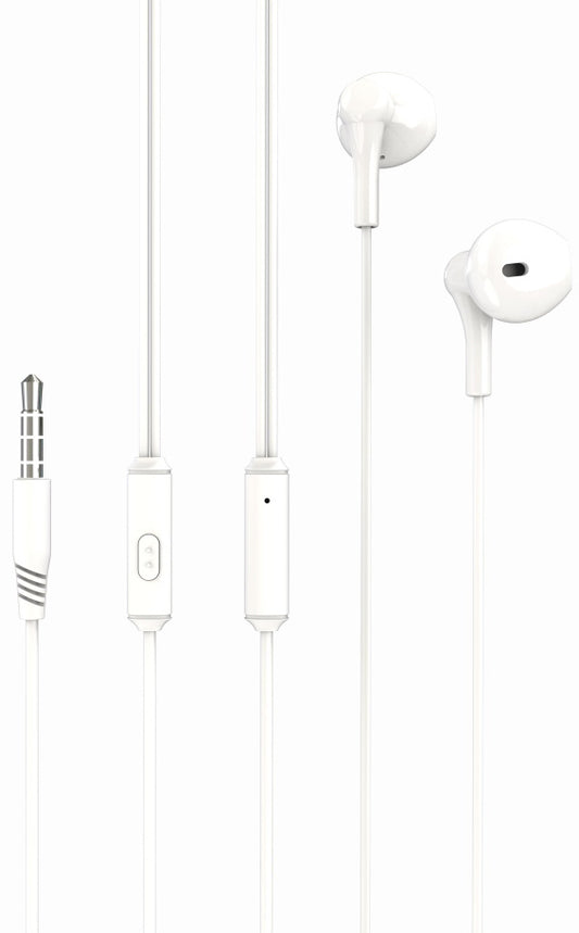 Handsfree 3.5mm XO Design EP39, Hvid