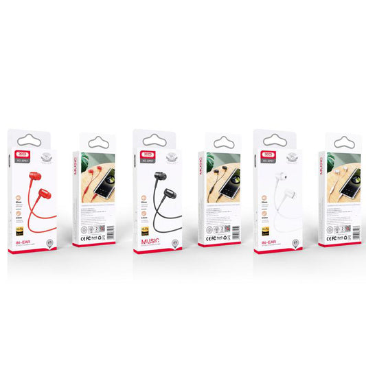 Handsfree 3.5mm XO Design EP57 Crown, Sort