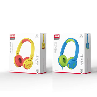 3.5mm XO Design EP47 Study Kids Headphones, Yellow