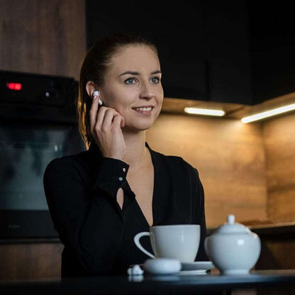 Bluetooth-håndfri 3MK LIFEPODS, TWS, ANC, Hvid